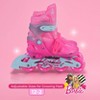 Barbie 2-in-1 Light Up Wheels Kids' Roller Skates - (2-12) - 3 of 4
