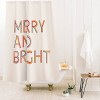 Rachel Szo Merry and Bright Light Shower Curtain White - Deny Designs - 2 of 2
