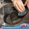 Steel Wool Wire Mesh Scouring Pad, 4" Jumbo, Galvanized Steel, Heavy Duty Cleaning, Abrasive Scrubber, for Pots, Pans, Ovens, Grills - 12 Pack - 3 of 4
