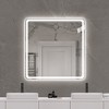 36*36in LED Bathroom Mirror, Anti-Explosion Glass, Rust-Resistant, Anti-Fog Features, Tri-Color Changing, Ideal for All Bathroom Decors - 3 of 4