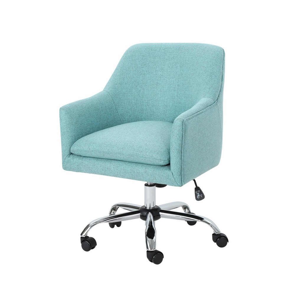 Johnson Mid Century Modern Home Office Chair Blue - Christopher Knight Home