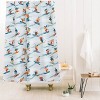 Deny Designs Design Dannick Retro Sportive Ski Shower Curtain - 2 of 3