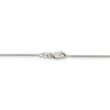 Black Bow Jewelry 1mm, Sterling Silver Solid Curb Chain Necklace - 4 of 4