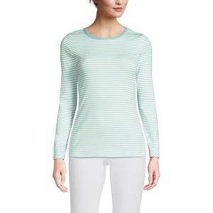 Lands' End Women's Cotton Rib T-shirt - 1 of 4