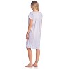 Casual Nights Women's Flowery Short Sleeve Nightgown - 4 of 4