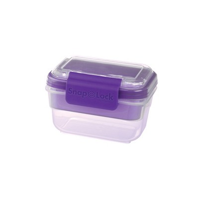 Progressive International Snaplock 2 Cup Capacity Snack To Go Plastic Container