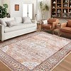 Nasitip Retro Bohemia Area Rugs for Living Room Soft Low Pile Non-Sliping, Machine Washable - 2 of 4