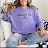 Simply Sage Market S.W.Smiley Embroidered Radiant Smiley Outline Garment Dyed Sweatshirt - 2 of 4