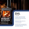 DuraVent 6DVL-T 7'' Galvanized Steel Double Wall Tee with Clean Out Cap, Black - 2 of 4