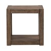 Liberty Furniture,Broadmore Living Room Square Chairside Table - Cobblestone Brown - 4 of 4