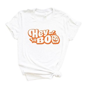 Simply Sage Market Women's Hey Boo Short Sleeve Graphic Tee - 1 of 3