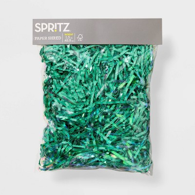 Amazing Easter Green Paper Grass Shred 12 Oz