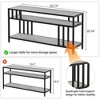 Homhougo 65'' TV Stand for TV up to 65 Inches, Entertainment Center with Open Storage Shelves Gray - 3 of 4