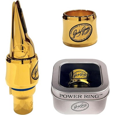 JodyJazz MT1 Gold Power Ring Ligature for Select Tenor Mouthpieces Level 2  194744702433