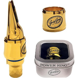 JodyJazz MT1 Gold Power Ring Ligature for Select Tenor Mouthpieces Level 2  194744702433 - 1 of 4