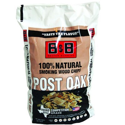 B&b Charcoal All Natural Oak Wood Smoking Chips 180 Cu In : Target