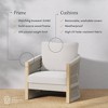 Nathan James Jagger Outdoor Accent Chair Cream - 3 of 4
