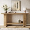 Tribesigns 2-Tier Narrow Long Sofa Table Behind Couch, Console Table - 2 of 4