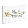 Stupell Industries Follow Your Dreams with Arrow, 17" x 7" - 3 of 4
