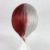 Unique Bargains Women's Wigs 14" Grey Red with Wig Cap - 4 of 4