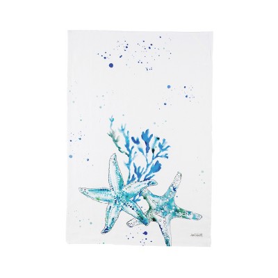 C&F Home Starfish Printed Cotton Flour Sack Kitchen Towel