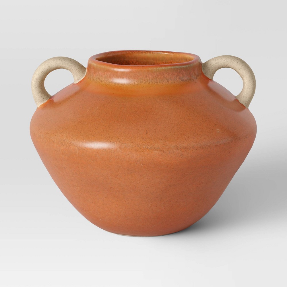 Terracotta Handled Vase - Threshold