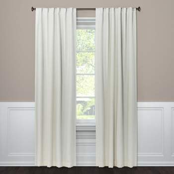 1pc 50"x63" Blackout Aruba Window Curtain Panel Sour Cream - Threshold™