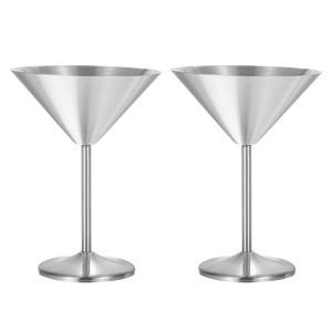 Unique Bargains Stainless Steel Shatterproof Reusable Cocktail Mugs for Wedding Party 2 Pcs - 1 of 4