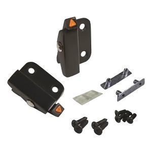 Brixwell 50-1356xdborbz Single Action Angel Ventlock Reverse Retrofit Oil Rubbed Bronze Finish Pair - 1 of 4