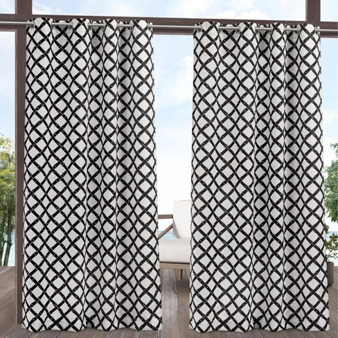 Set Of 2 96 X54 Bamboo Trellis Indoor, Outdoor Bamboo Privacy Curtains