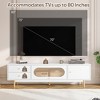 LOVSON 70''TV Stand for TVs up to 80 Inch, Minimalist TV Console Table with Drawers, Media Entertainment Center for Living Room, Bedroom - 4 of 4