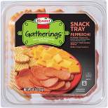 Hormel Gatherings Pepperoni, Cheddar Cheese & Crackers Snack Tray - 14oz