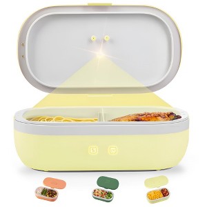 UVI Lunchbox – Portable Self-Heating Lunch Box with UV Sanitizer (BPA-Free, Food-Safe, Heat-Resistant) - 1 of 4
