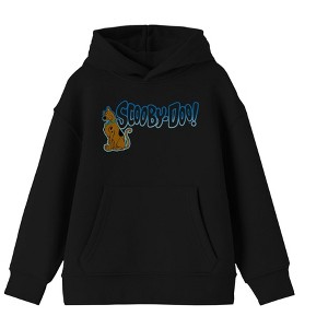 Scooby Doo Character Logo Youth Black Sweatshirt - 1 of 2