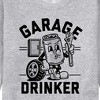Men's - Instant Message - Garage Drinker Graphic Fleece Sweatshirt - 2 of 4