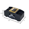 Trademark Poker Texas Hold 'em Automatic Two-Sided Card Shuffler- 8.125" x 4" x 3.75", Black - 3 of 4