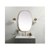 Elegant Lighting Metal Frame Oval Mirror 27x40 - 2 of 4