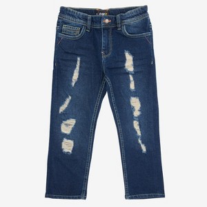 RAW X Kids and Boys Distressed Stretch Denim Jeans - 1 of 4
