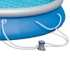 Bestway 57267E Fast Set Up 15ft x 33in Outdoor Inflatable Round Above Ground Swimming Pool Set with 530 GPH Filter Pump, Blue - image 2 of 4