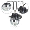 Unique Bargains Shiny Surface Mirror Ornament Car Party Accessory Disco Balls - 2 of 4
