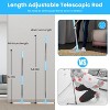 iMountek"Pet Hair Removal Rake with 54.33" Adjustable Telescopic Rod for Carpet, Couch, Clothes & Rugs"Blue - 3 of 4