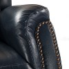 Paulina Genuine Leather Power Recliner with Wingback Design Set of 2|ARTFUL LIVING DESIGNS - 2 of 4