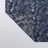 Kate Aurora Robyn Leaf Raised Jacquard Lux Fabric Shower Curtain - 72" x 72" - 3 of 4
