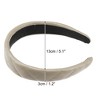 Unique Bargains Women's Checkered Pattern Padded Headband Hairband Accessories Faux Leather 1.2 Inch Wide 1 Pc - 4 of 4