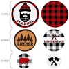 Big Dot of Happiness Lumberjack - Channel the Flannel - Buffalo Plaid Party Giant Circle Confetti - Party Decorations - Large Confetti 27 Count - 2 of 4