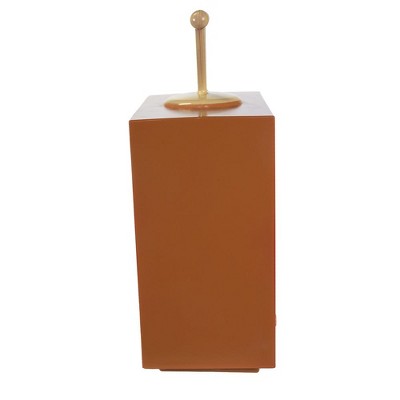 8.5-Inch Brown LED Musical Christmas Television Decor