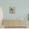 Stupell Industries Woman Coastal Beach Canopy Summer Ocean Scene Floating Frame Canvas Art - 3 of 4