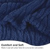 Women's Plus Size Open Front Lightweight Casual Cardigan, Fuzzy Cozy Fleece Blanket Wrap Sweaters, Wearable Blanket Woman, Gift for Her - Catalonia - 3 of 4