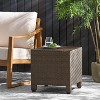 VYNXARIA side table£¬Featuring a long-lasting woven finish£¬Brown - 4 of 4