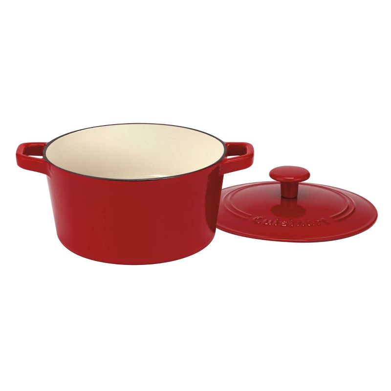 Cuisinart Chef&#39;s Classic 3qt Red Enameled Cast Iron Round Casserole with Cover - CI630-20CR, 6 of 7